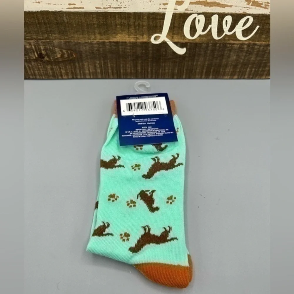 COPY - 💋NWT dog pet lover crew socks